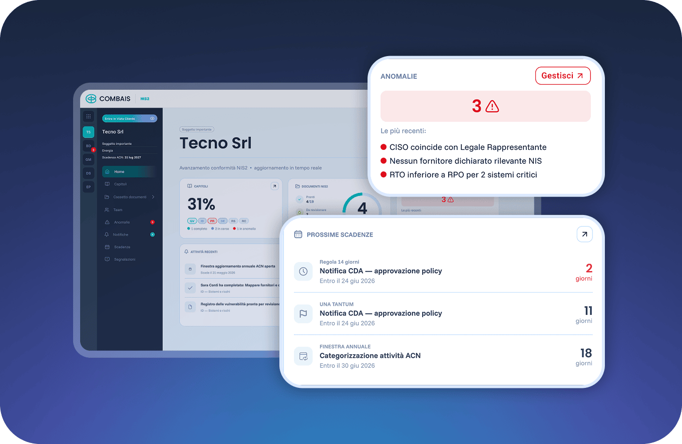 Dashboard scadenze